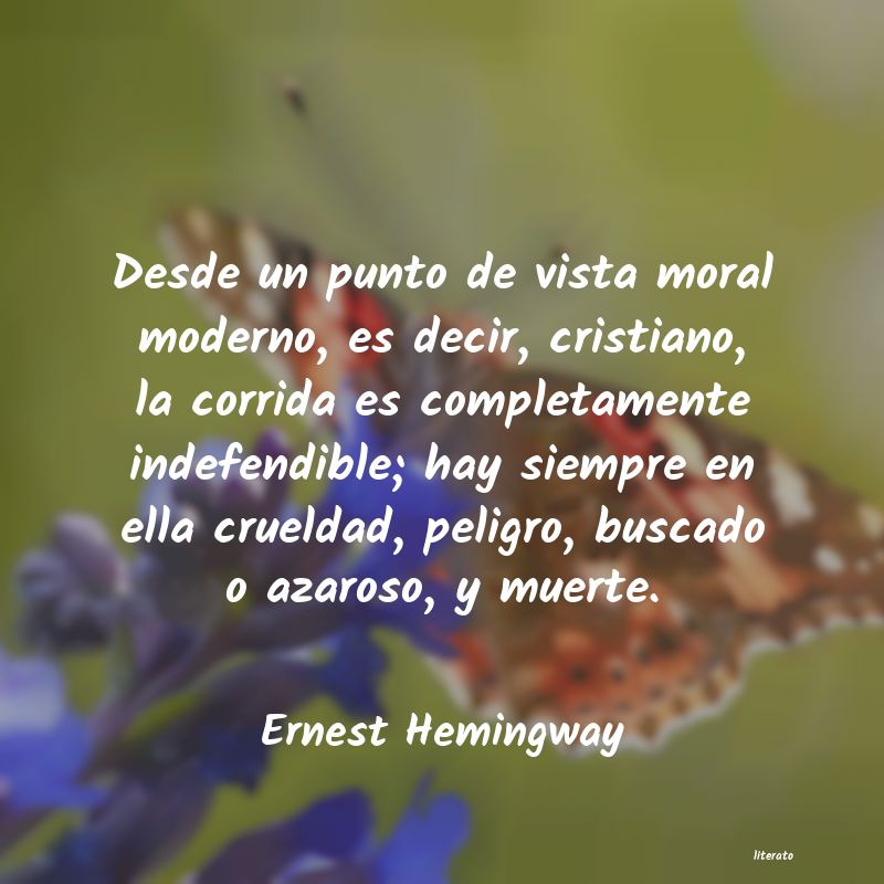 Frases de Ernest Hemingway