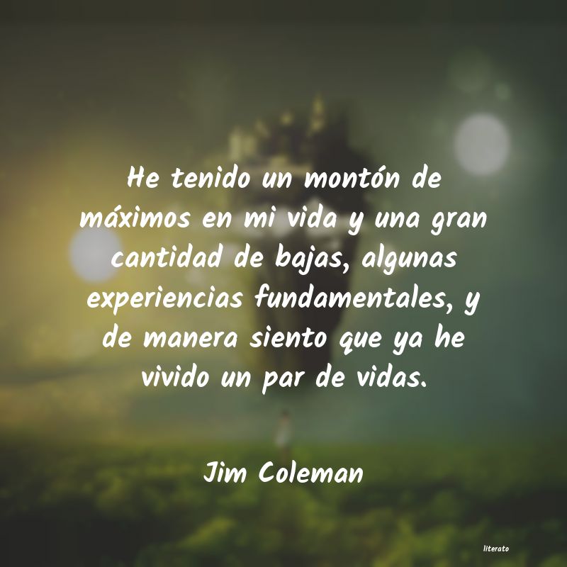 Frases de Jim Coleman