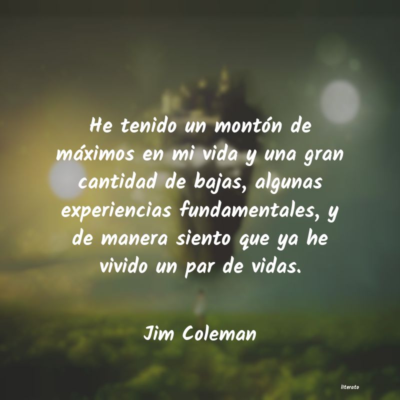 frases de Jim Coleman