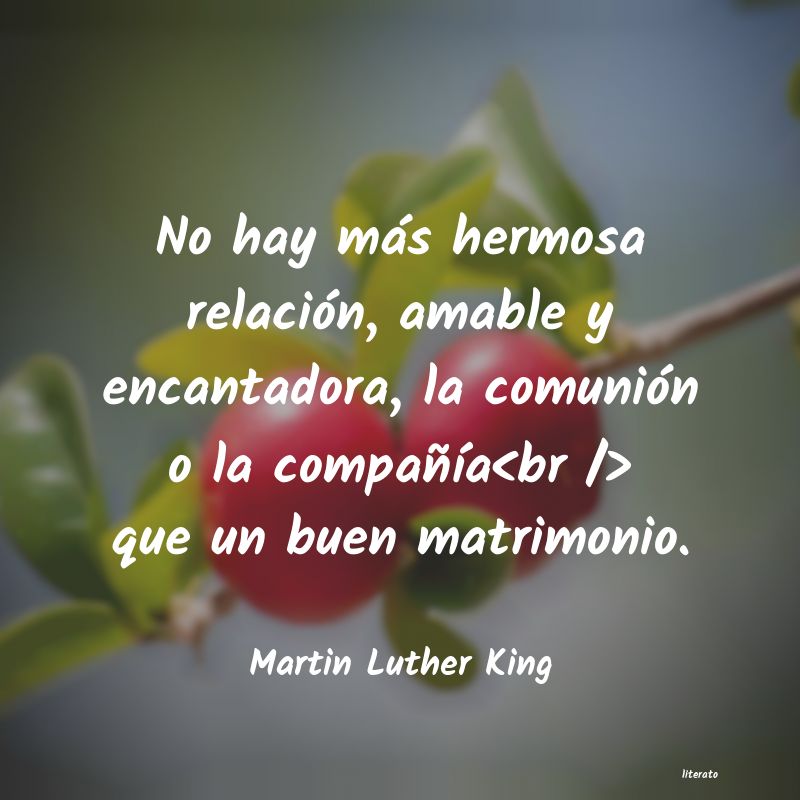 martin luther king frases de amor