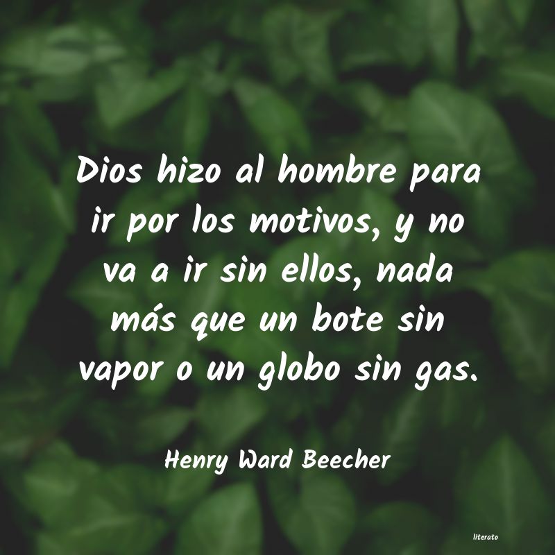 frases de Henry Ward Beecher