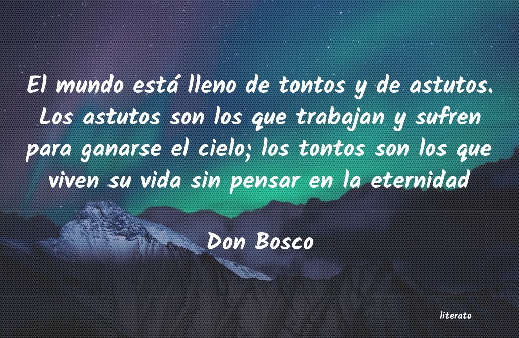 Frases de Don Bosco