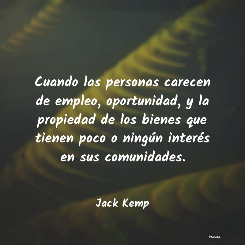 Frases de Jack Kemp