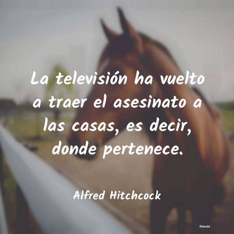 Frases de Alfred Hitchcock