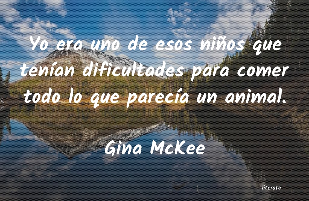 Frases de Gina McKee