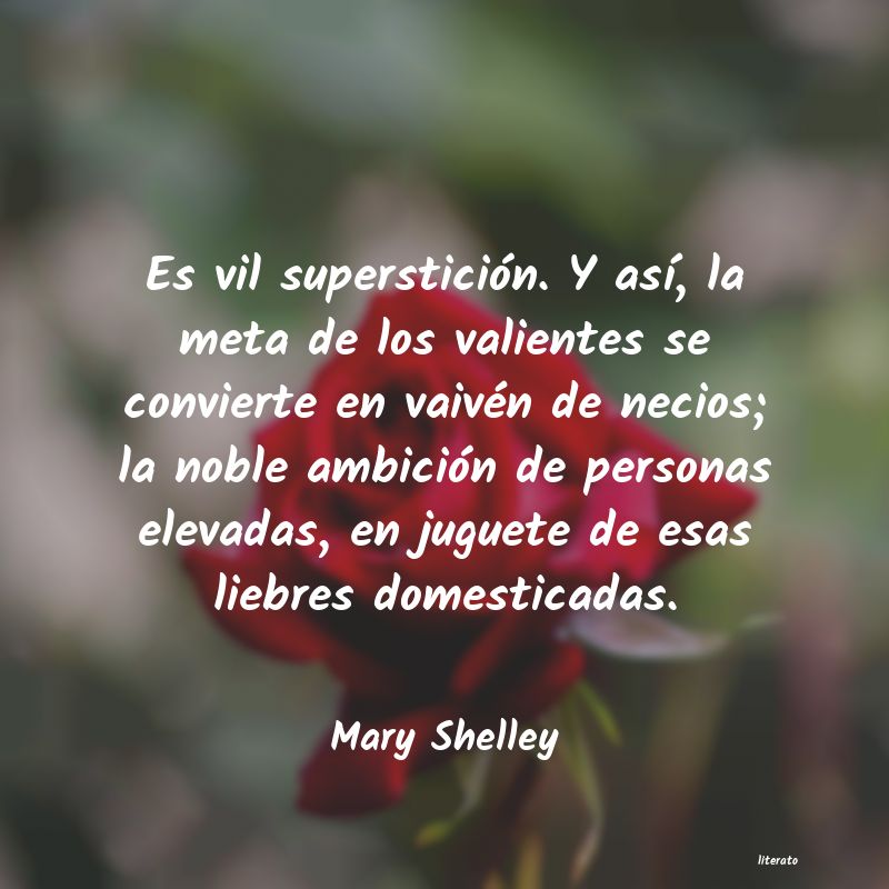 Frases de Mary Shelley