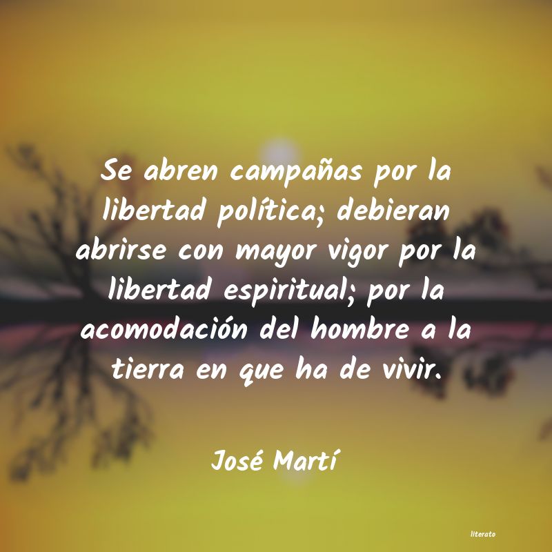 Frases de José Martí