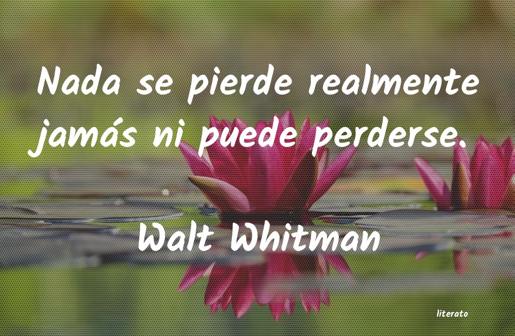 frases de Walt Whitman