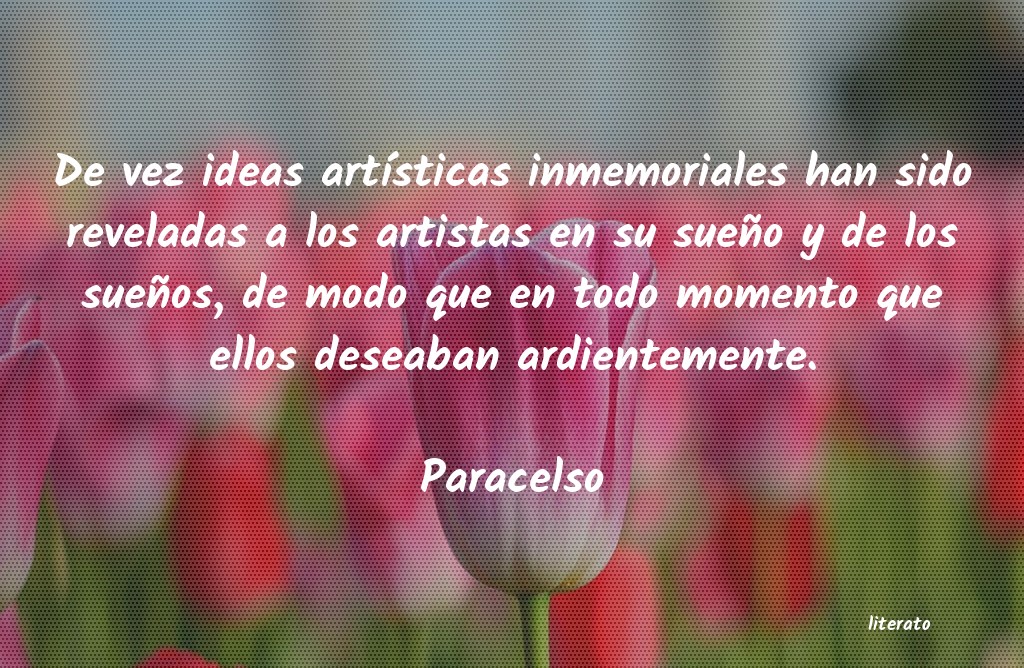 frases de Paracelso