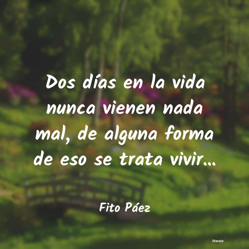 Frases de Fito Páez