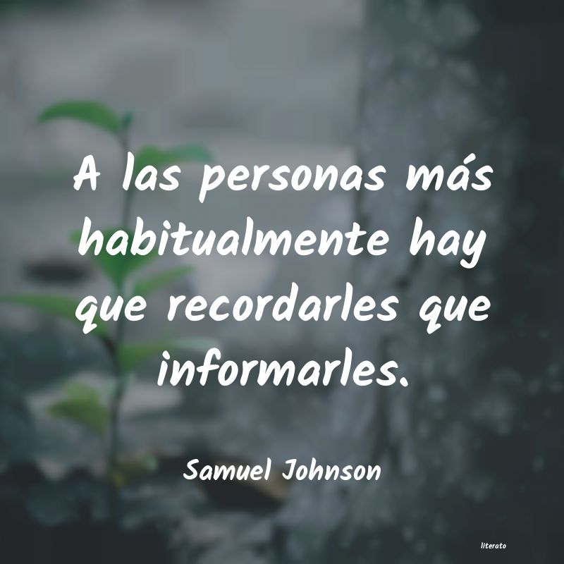 frases de Samuel Johnson