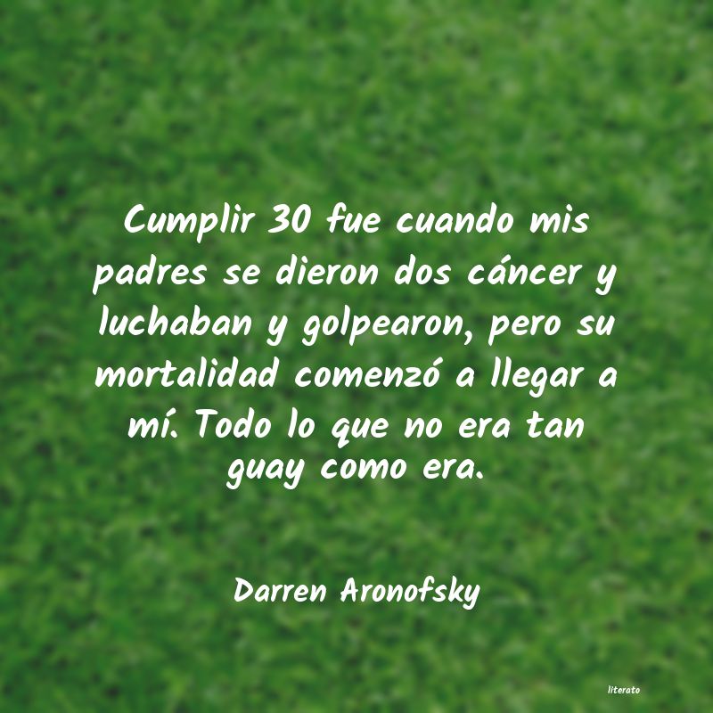 Frases de Darren Aronofsky