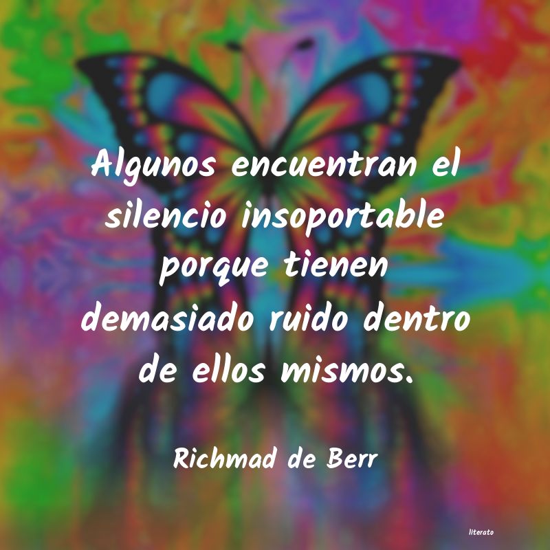 Frases de Richmad de Berr