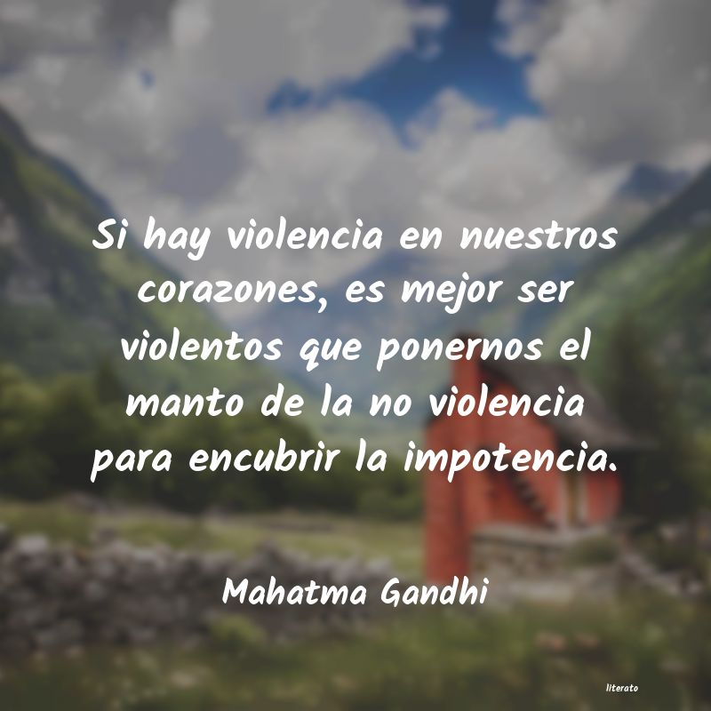 Frases de Mahatma Gandhi