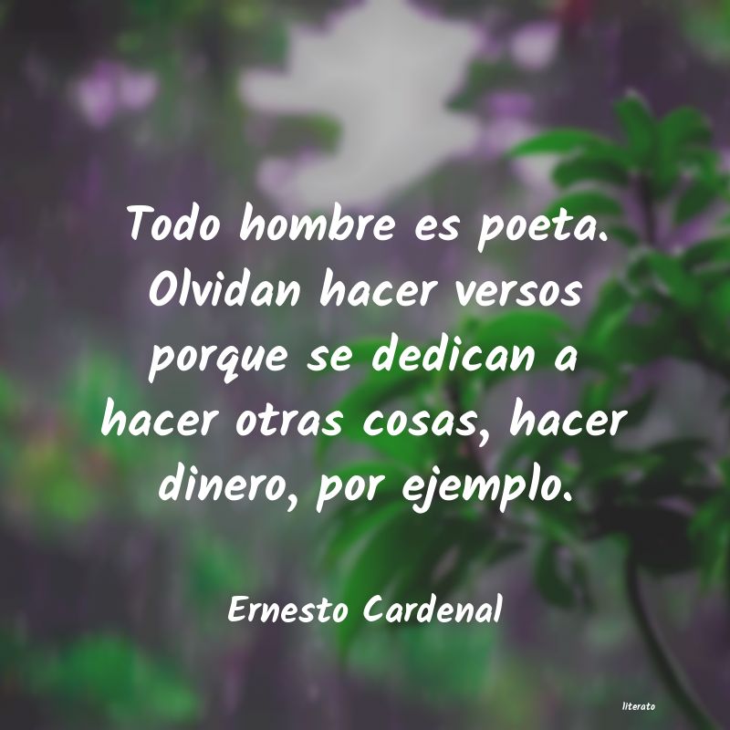 Frases de Ernesto Cardenal