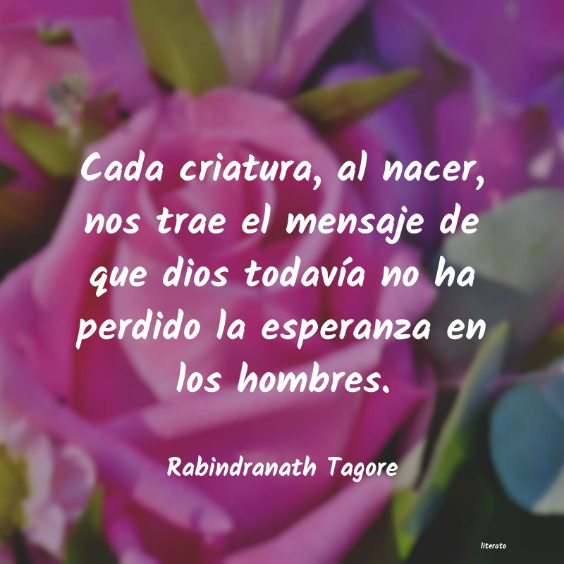 Frases de Rabindranath Tagore