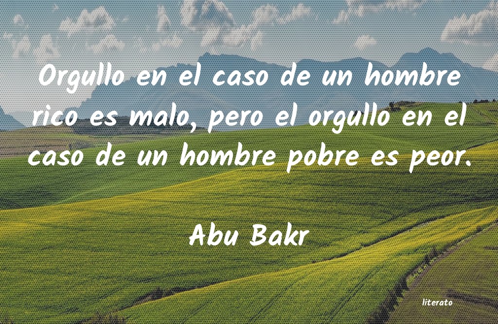 Frases de Abu Bakr