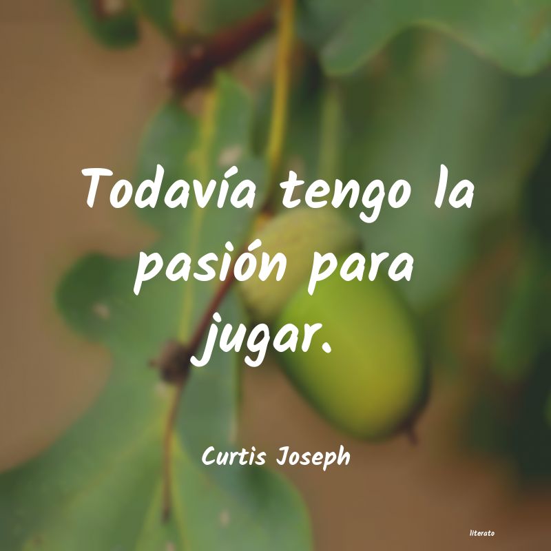 Frases de Curtis Joseph