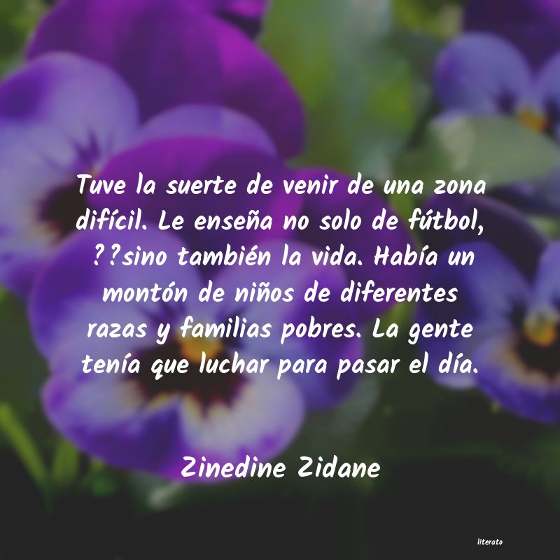 Frases de Zinedine Zidane