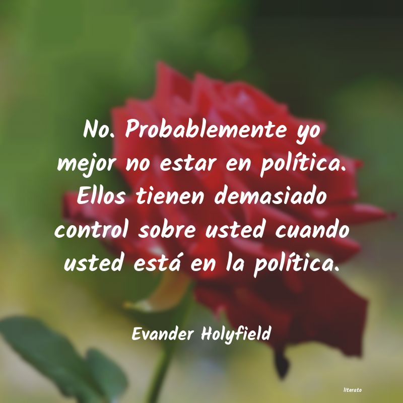 Frases de Evander Holyfield