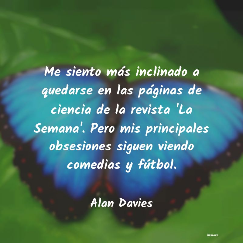 frases de Alan Davies