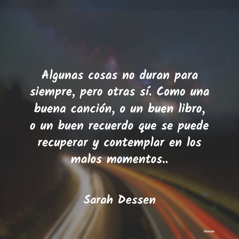 Frases de Sarah Dessen