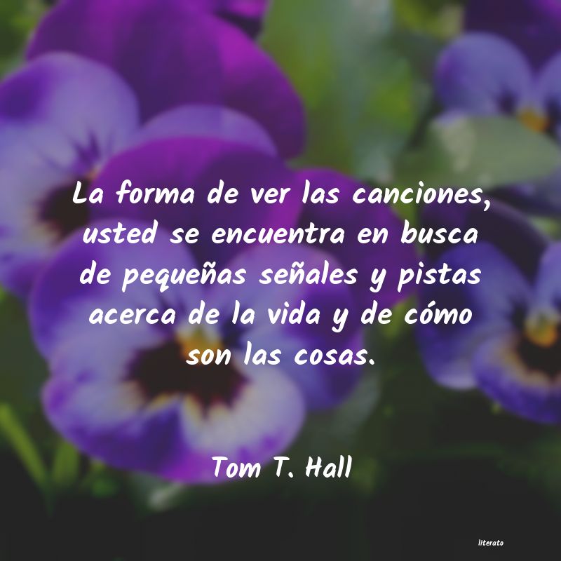 Frases de Tom T. Hall