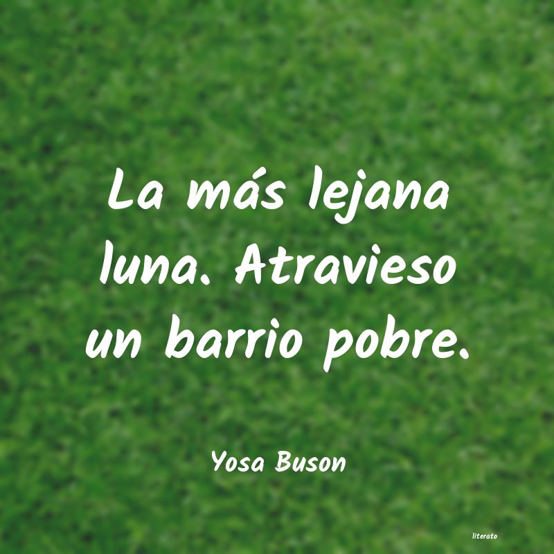 Frases de Yosa Buson