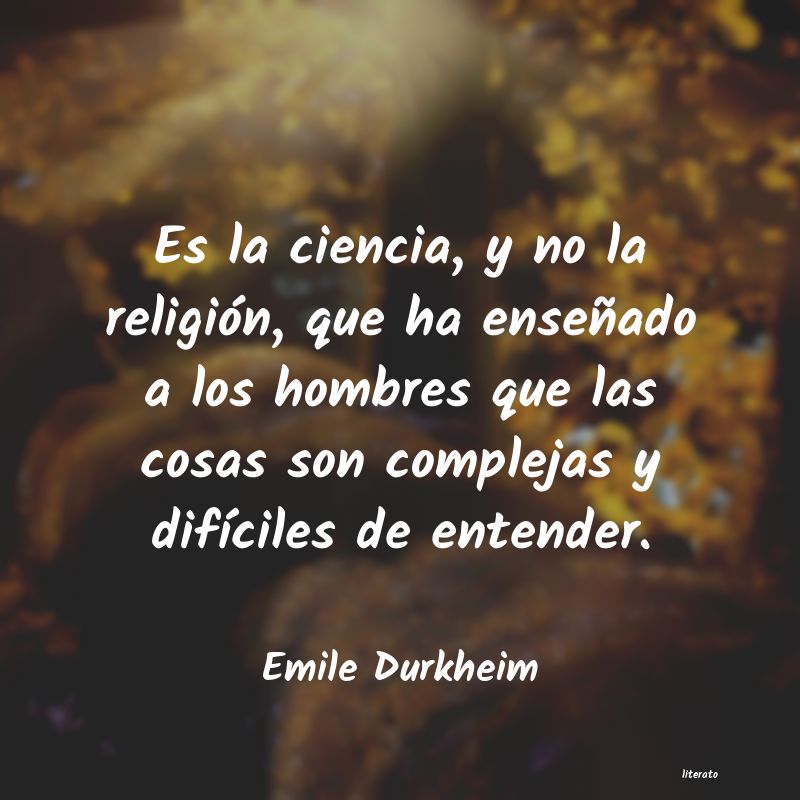 frases de Emile Durkheim