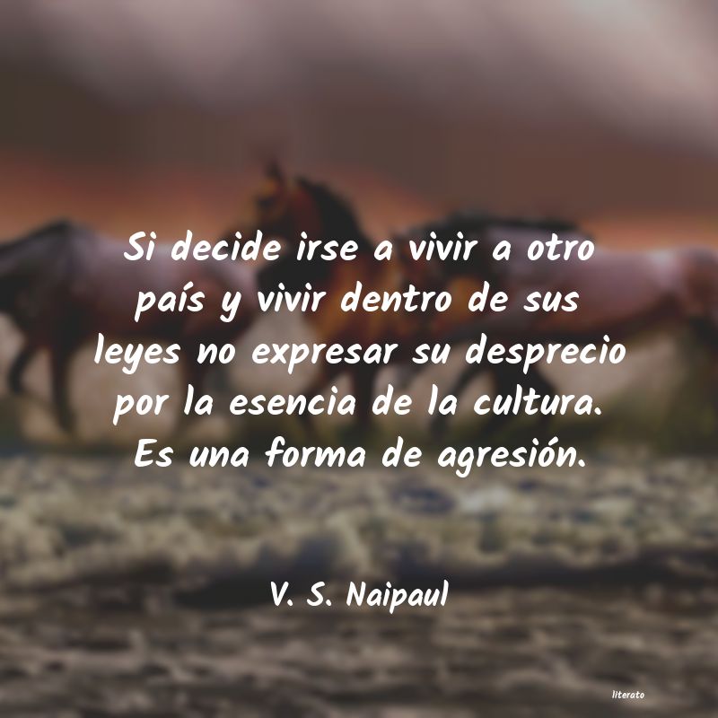 frases de V. S. Naipaul