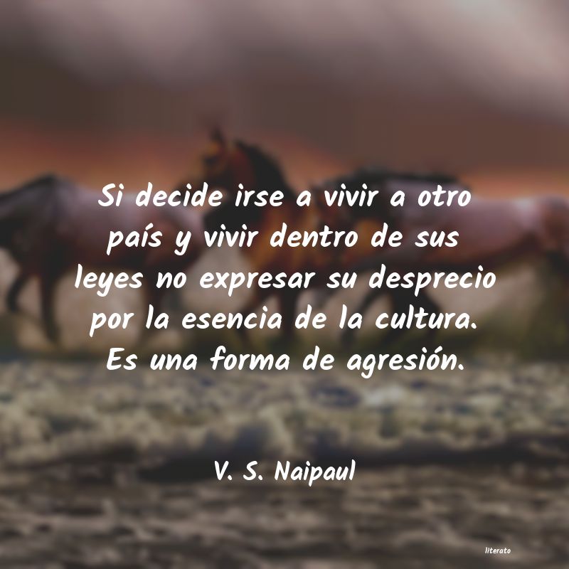 Frases de V. S. Naipaul