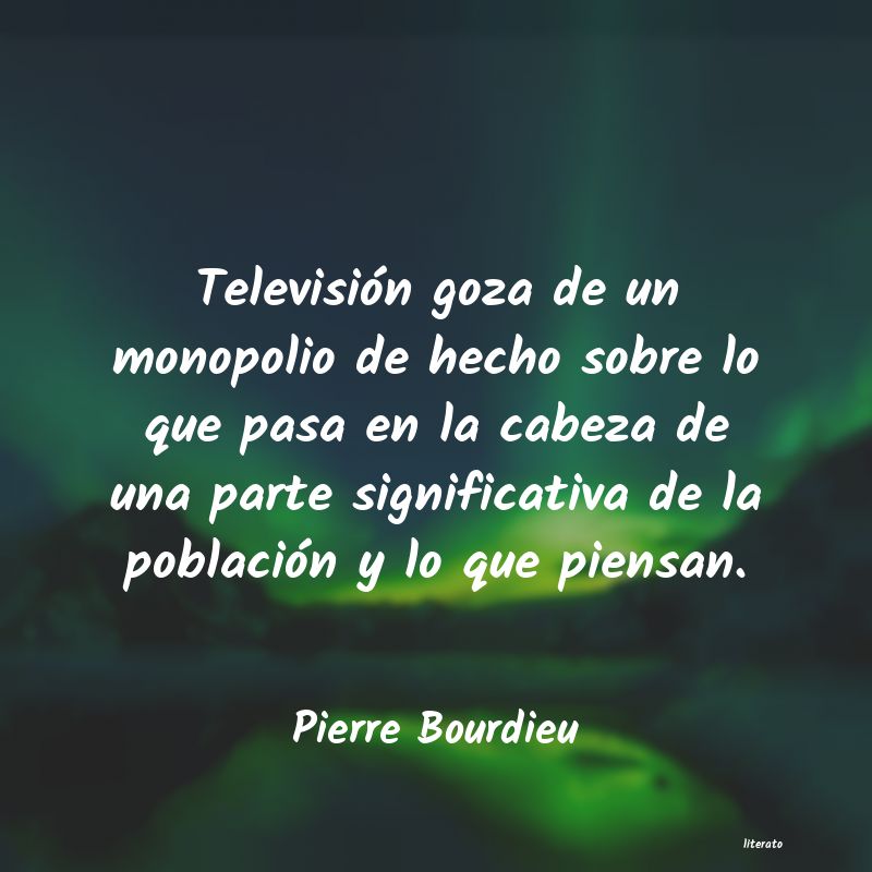 frases de Pierre Bourdieu