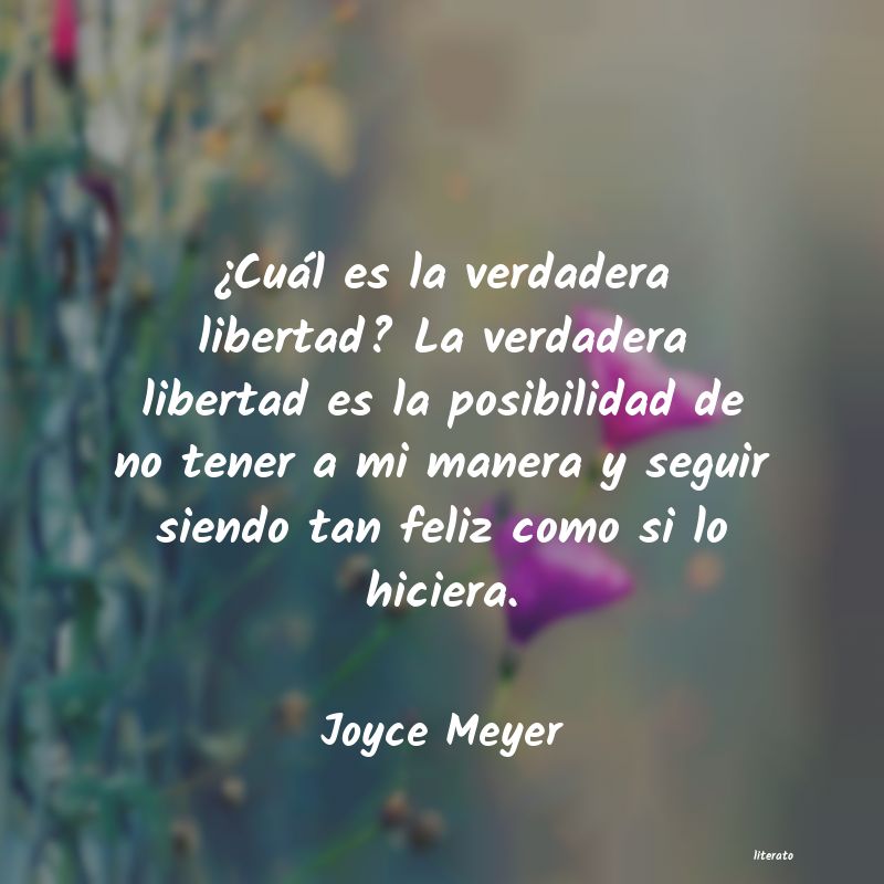 Frases de Joyce Meyer