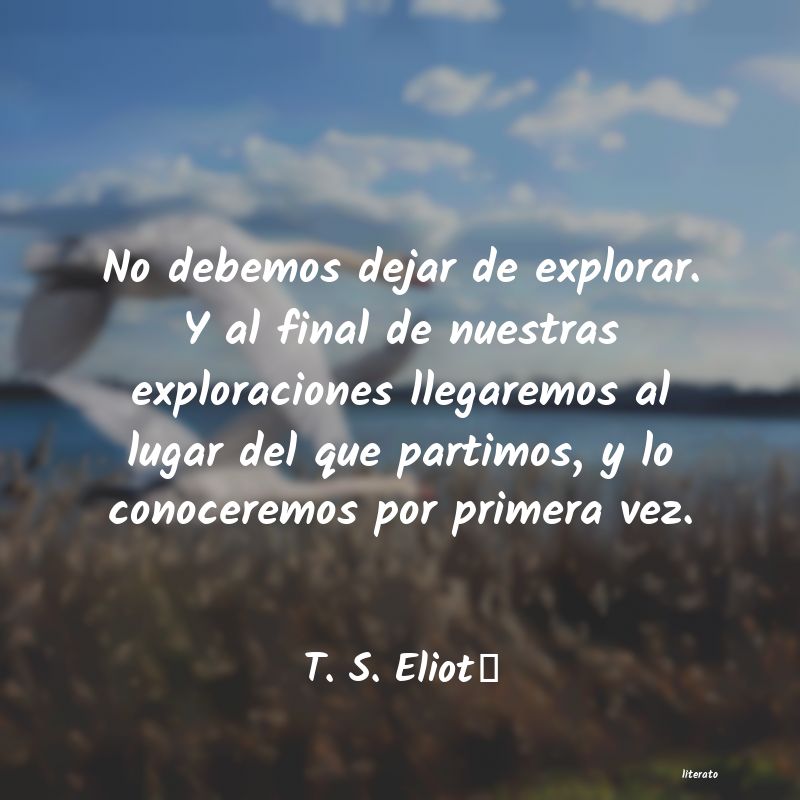 frases de T. S. Eliot