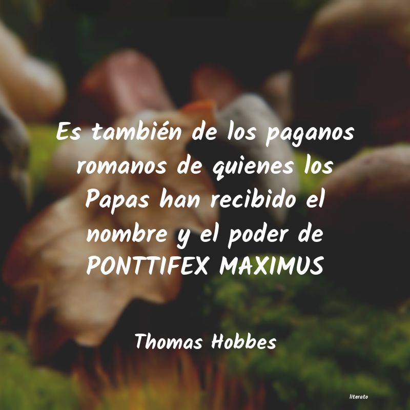 Frases de Thomas Hobbes