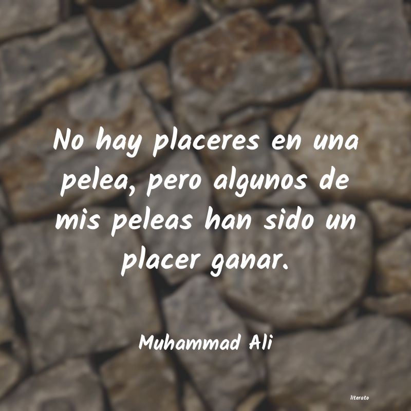 frases de Muhammad Ali