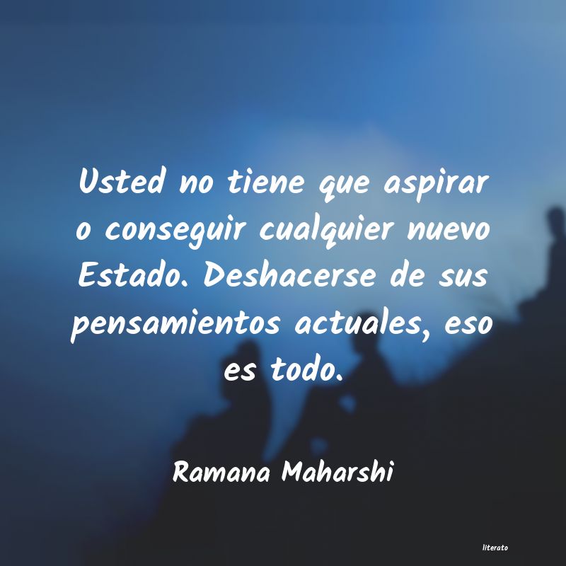 Frases de Ramana Maharshi