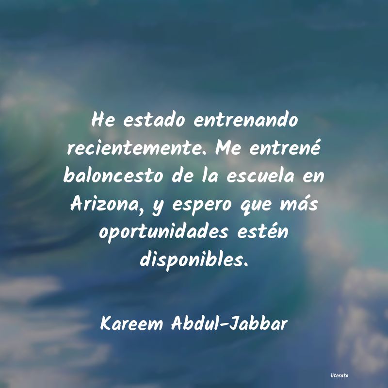 Frases de Kareem Abdul-Jabbar