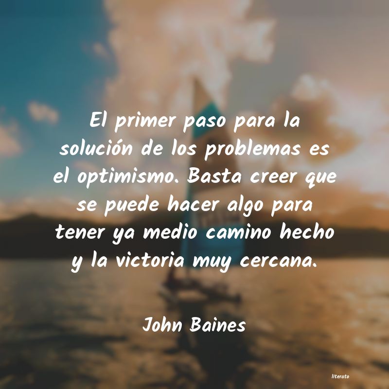Frases de John Baines
