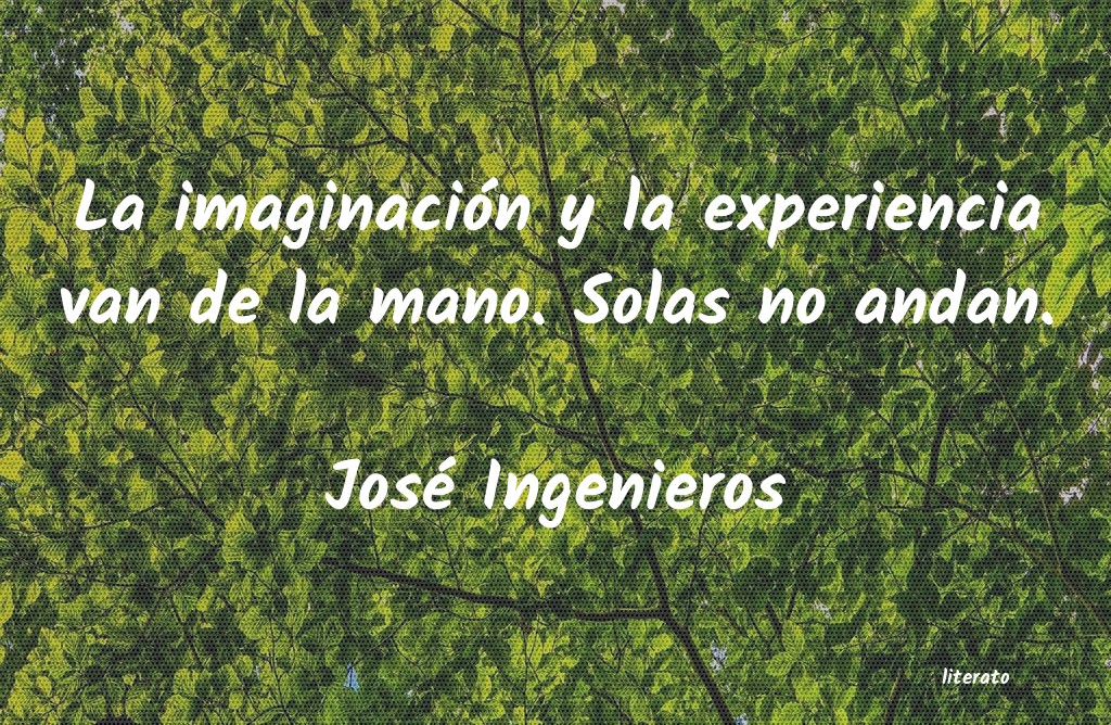 frases de JosÃ© Ingenieros