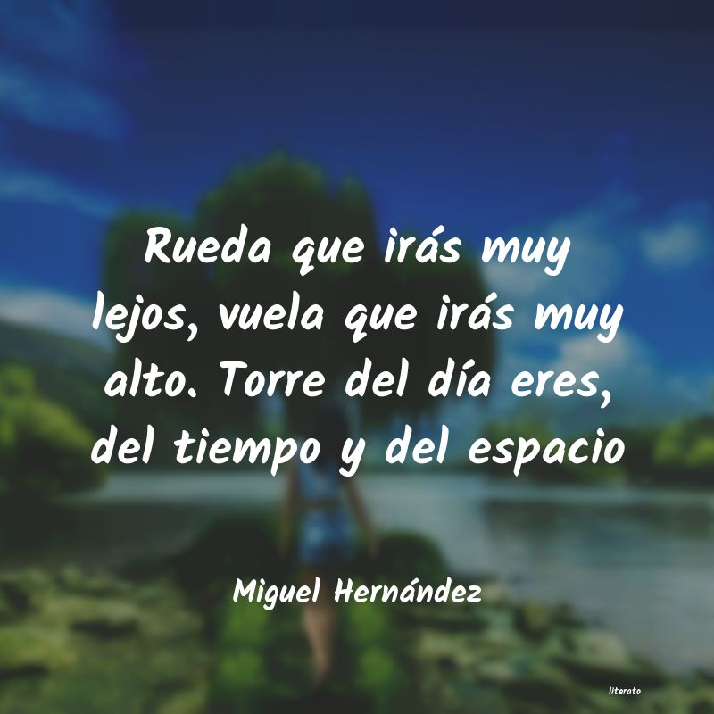 frases con el tiempo y espacio