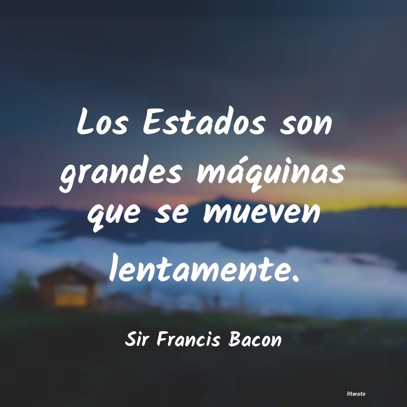 frases de Sir Francis Bacon