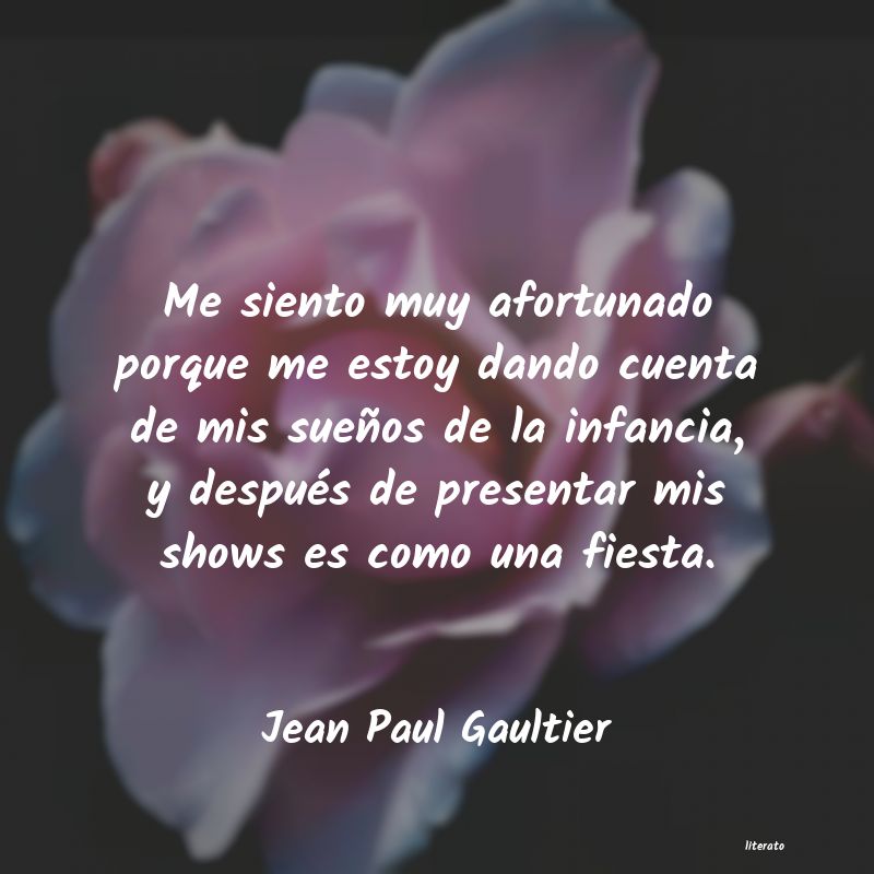 Frases de Jean Paul Gaultier