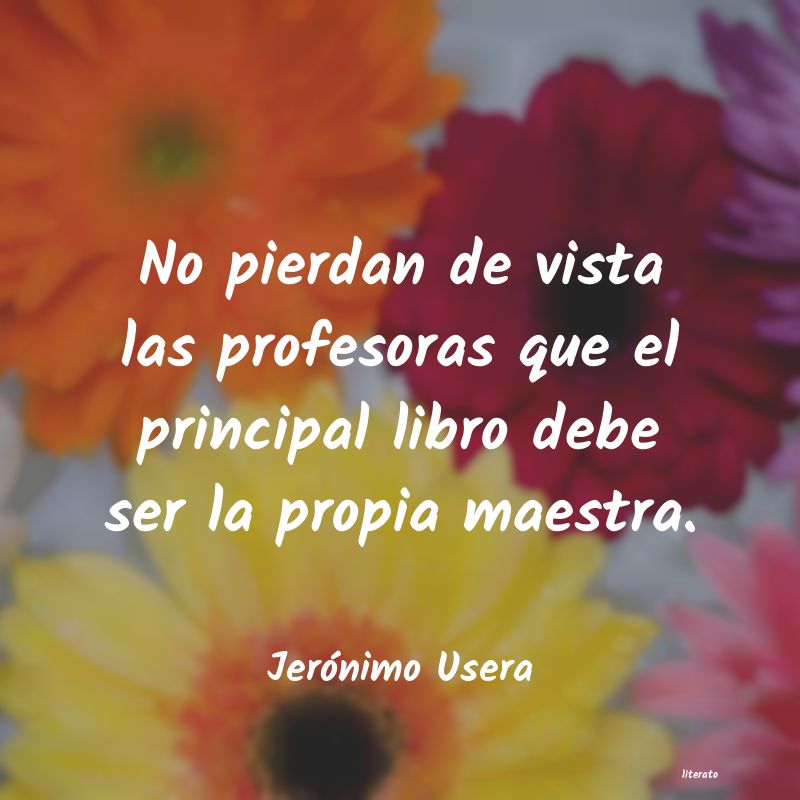 Frases de Jerónimo Usera