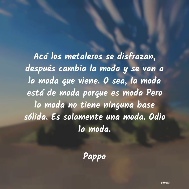 frases de Pappo