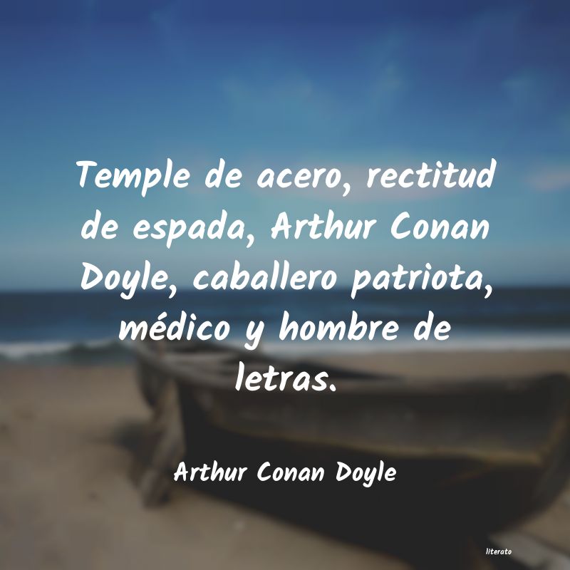 frases de Arthur Conan Doyle