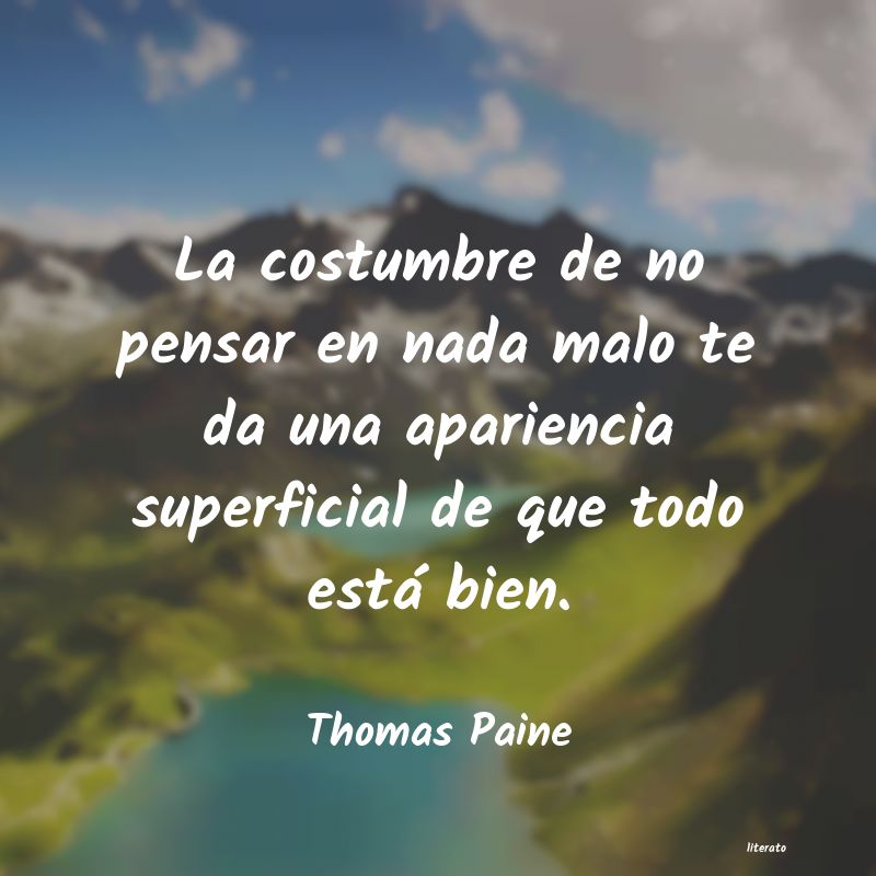 Frases de Thomas Paine