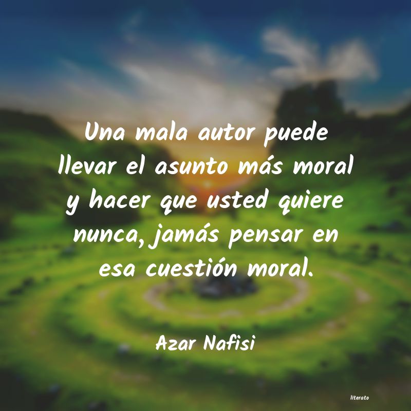 Frases de Azar Nafisi