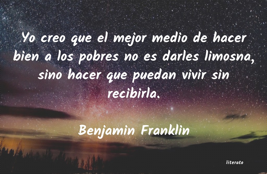 Frases de Benjamin Franklin