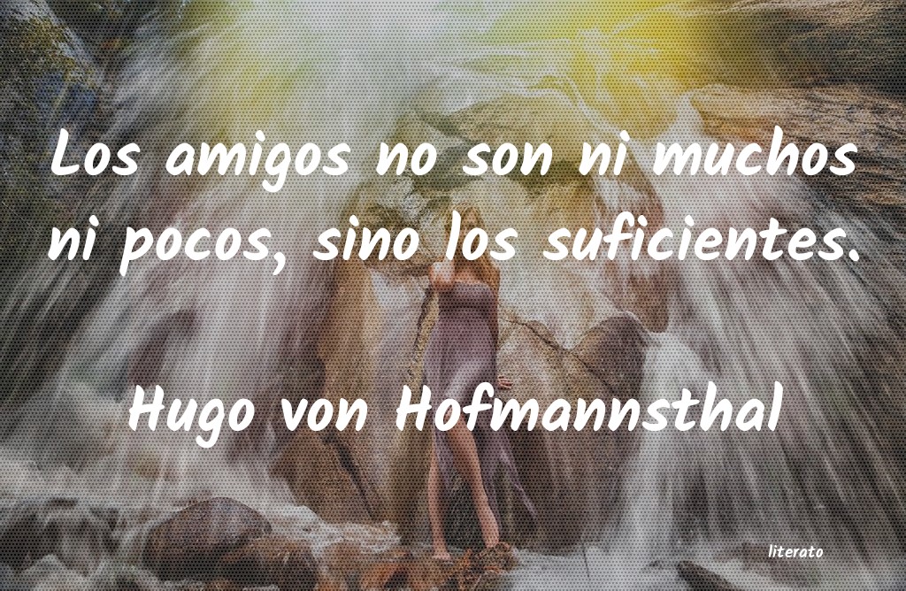 frases de Hugo von Hofmannsthal